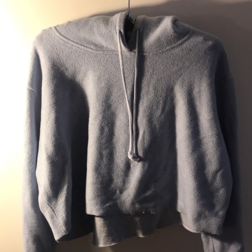 LA Hearts Cropped Hoodie